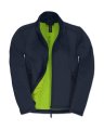 Dames Softshell Jas B&C ID.701 Navy/Neon Green